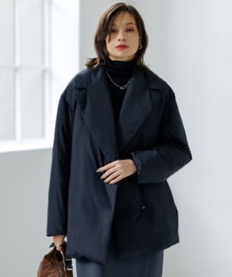 ICB (Women)/アイシービー【撥水加工】ADSダウン Pコート 075_ネービーブルー コート・ジャケット【三越伊勢丹/公式】
