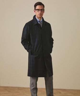 Zegna／ゼニア】TROFEOラミネートロング ステンカラー