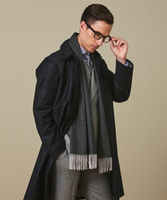 Zegna／ゼニア】TROFEOラミネートロング ステンカラー