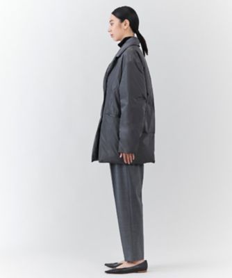 MAX&CO ✨2way ダウンコート　メタルボタン　ダブルポケット　Aライン エステータ】LIMONTAタフタ ダウンコート