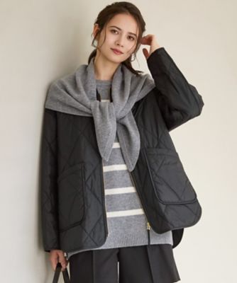 【送料無料】23区 (Women)/ニジュウサンク【SLOW/一部店舗限定】中綿 パデットアウター(CMSWGW0950) 005_クロ コート・ジャケット【三越伊勢丹/公式】