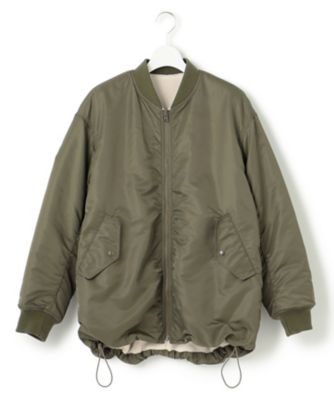 【ＳＬＯＷ／一部店舗限定】リバーシブルボアコンビ　ブルゾン（ＣＭＳＷＳＷ０９５０）