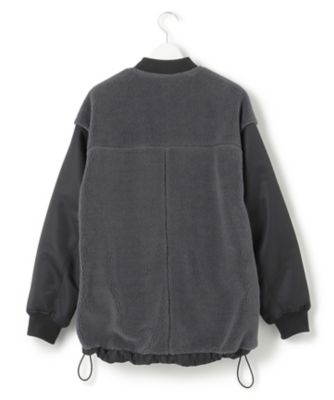 【ＳＬＯＷ／一部店舗限定】リバーシブルボアコンビ　ブルゾン（ＣＭＳＷＳＷ０９５０）