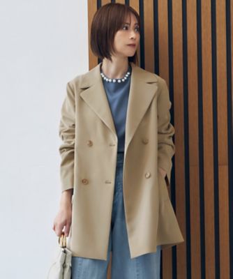 洗える】エアフロートレンチ コート（CMW7GM0202） | 自由区