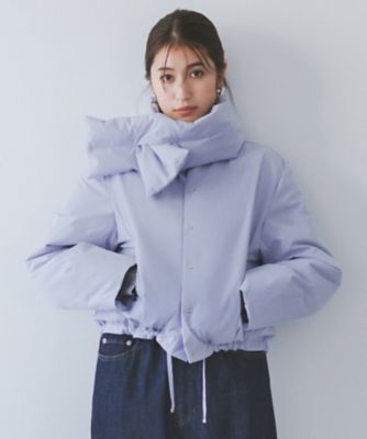 ＜自由区 S (Women/小さいサイズ)＞【撥水加工・洗える】ティペット付きスプリング　ダウン（ＣＭＷ７ＧＳ０００１）