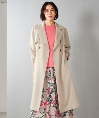 ＜自由区 (Women)＞トロトレンチロング丈　コート（ＣＭＷＭＣＭ０２０２）