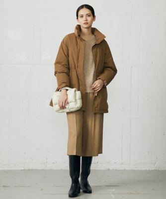 カタログ掲載】マイクロタッサーダウンスタンドカラー コート