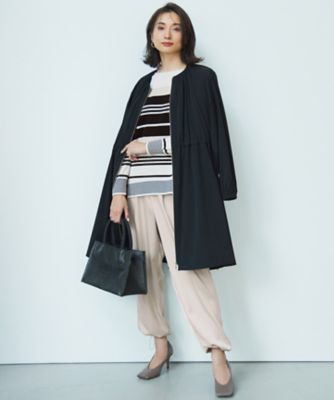 【撥水加工】ナイロン２ＷＡＹストレッチ　ロングアウター（ＣＭＷＯＧＭ０３０７）