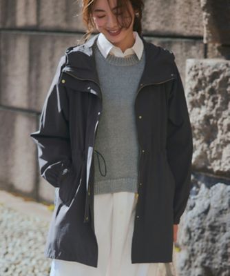 ＜23区 (Women)＞【撥水加工】ナイロン２ＷＡＹストレッチ　フーデットアウター（ＣＭＷＯＧＭ０３０８）