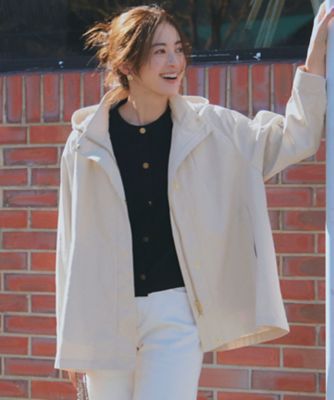 ＜23区 (Women)＞【ＶＥＲＹ３月号掲載／撥水加工】ライトツイル　フーディーアウター（ＣＭＷＯＧＳ０２０５）