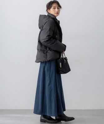 滝沢眞規子さん着用／VERY掲載】シレータフタ コンパクト ダウン