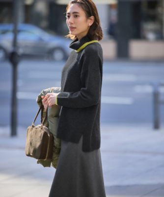 滝沢眞規子さん着用／VERY掲載】シレータフタ コンパクト ダウン