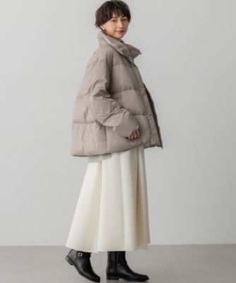 Oggi掲載】シレータフタ ハイネック ショート ダウンコート