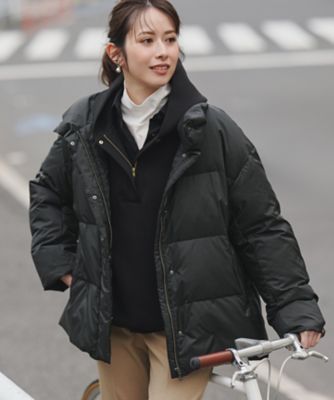 Oggi掲載】シレータフタ ハイネック ショート ダウンコート