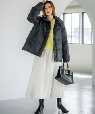 Oggi掲載】シレータフタ ハイネック ショート ダウンコート