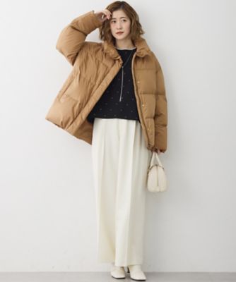 Oggi掲載】シレータフタ ハイネック ショート ダウンコート