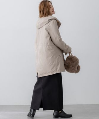 一部店舗限定／滝沢眞規子さん着用／撥水加工】ミリタリー フーデット