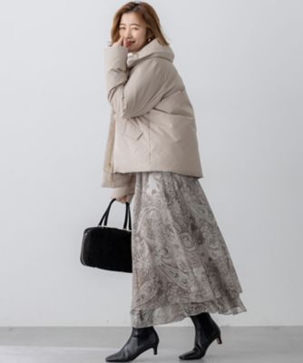 一部店舗限定／滝沢眞規子さん着用／撥水加工】ミリタリー Aライン