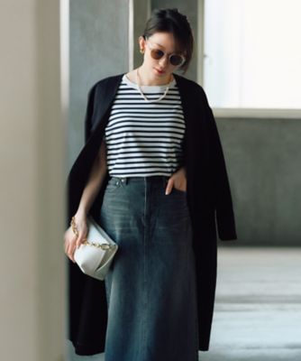 ＜23区 (Women)＞コットンリネンカルゼ　ノーカラーコート（ＣＭＷＯＩＺ０７２２）
