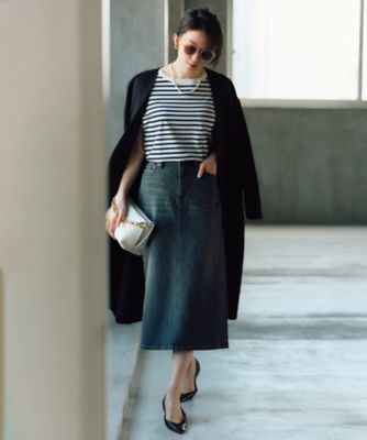 コットンリネンカルゼ ノーカラーコート（CMWOIZ0722