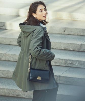 超美品 23区 キルティング ライナー付き マルチウェイ コート 38 黒 WEB限定】ライナー付き マルチウェイ コート