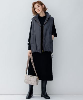 未使用　2023年度　23区　【洗える】中綿 パティング ベスト　¥29,700 洗える】中綿 パティング ベスト（CMWOSW0315） | 23