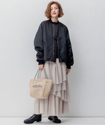 23区　ヴィンテージナイロンツイル　MA-1 ブルゾン　ブラック　38 23区 ヴィンテージナイロンツイル MA-1 ブルゾン 38 ブラック 黒 WOMEN