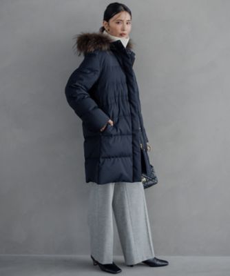 極美品・23AW✨23区　リュクス ダウンコート　滝沢眞規子さん着用　サイズ32 滝沢眞規子さん着用】リュクス ダウンコート（CMWOSW0513