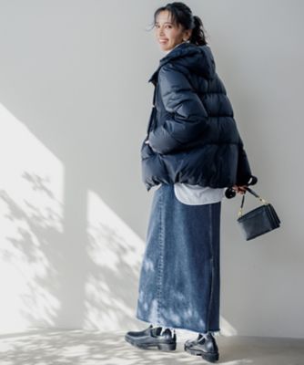 洗える】シレータフタ コンパクト ダウンコート