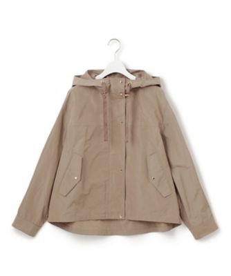 撥水加工／洗える】ブライトタフタ マウンテンパーカー