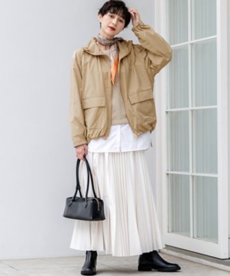 試着のみ　ジャーナルスタンダードluxe メモリータフタフードブルゾン JOURNAL STANDARD LUXE（ジャーナルスタンダード ラックス）の