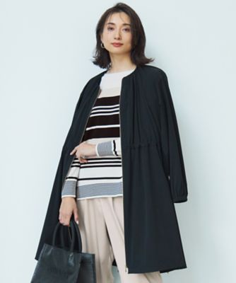 ＜23区 S (Women/小さいサイズ)＞【撥水加工】ナイロン２ＷＡＹストレッチ　ロングアウター（ＣＭＷＳＧＭ０３０７）