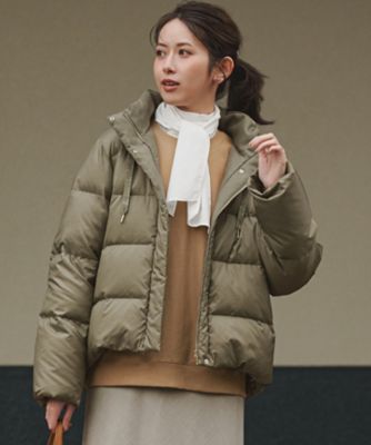 滝沢眞規子さん着用／VERY掲載】シレータフタ コンパクト ダウン