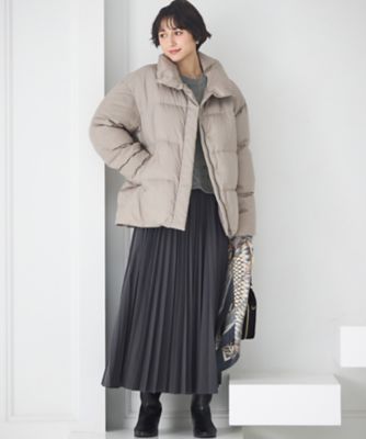 Oggi掲載】シレータフタ ハイネック ショート ダウンコート