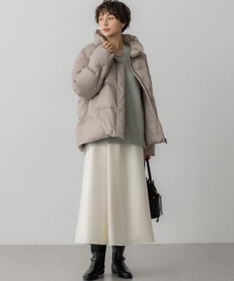 Oggi掲載】シレータフタ ハイネック ショート ダウンコート
