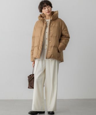 Oggi掲載】シレータフタ ハイネック ショート ダウンコート