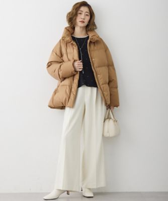 Oggi掲載】シレータフタ ハイネック ショート ダウンコート