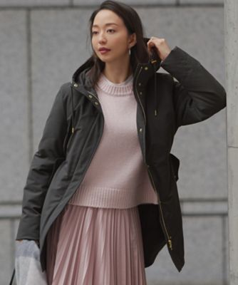 一部店舗限定／滝沢眞規子さん着用／撥水加工】ミリタリー フーデット