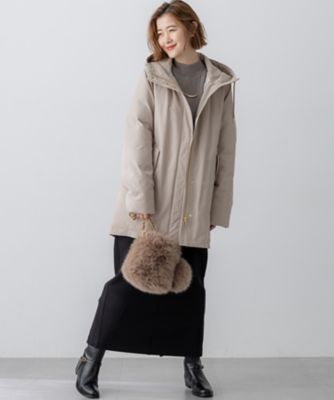 一部店舗限定／滝沢眞規子さん着用／撥水加工】ミリタリー フーデット