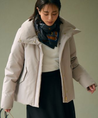 【23区】25AW 滝沢眞規子さん着用ミリタリー Aライン ダウンコート　48 一部店舗限定／滝沢眞規子さん着用／撥水加工】ミリタリー Aライン