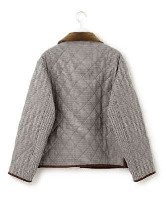 キルティング チェック ショート アウター（CMWSNW0423
