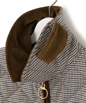 キルティング チェック ショート アウター（CMWSNW0423