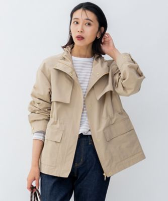 【美品】撥水加工　ブライトウェザークロスブルゾン 洗える／撥水加工】ブライトウェザークロス ブルゾン