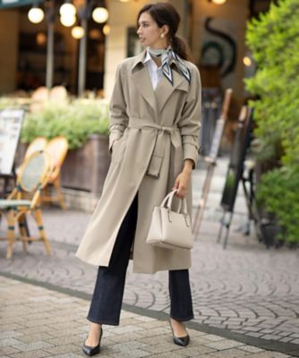 中村アンさん着用 ウールギャバジンボタンレストレンチコート 番号ｇ２２ ｃｍｗｗｂａ０３０１ 三越伊勢丹オンラインストア 公式