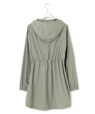 撥水加工】ナイロン2WAYストレッチ フーデットアウター