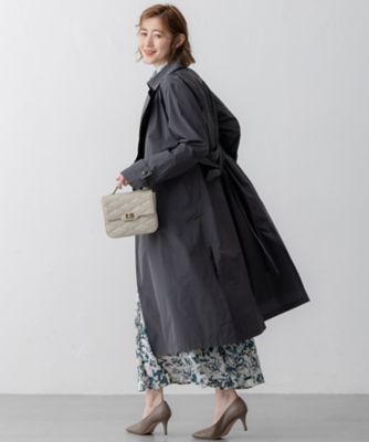 【ＶＥＲＹ３月号掲載／撥水加工／洗える】ＬＩＭＯＮＴＡ　ハイカウントメモリータフタ　コート（ＣＭＷＷＧＳ０２０９）