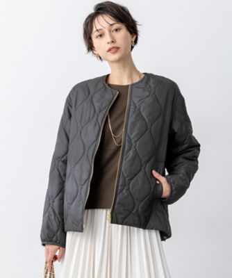 ＜23区 L (Women/大きいサイズ)＞【撥水加工】中綿パディング　コンパクト　アウター（ＣＭＷＷＧＷ０４１０）