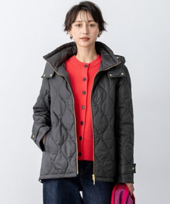 ＜23区 L (Women/大きいサイズ)＞【撥水加工】中綿パディング　フード　アウター（ＣＭＷＷＧＷ０４１１）