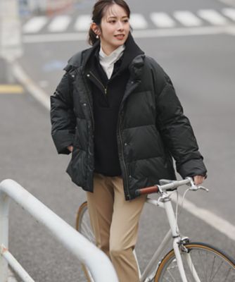 60s COMFY コンフィ ショート丈 ダウンJKT M ベージュ USA Comfy Outdoor Garment/CMF Down Jacket（コンフィー フードダウン