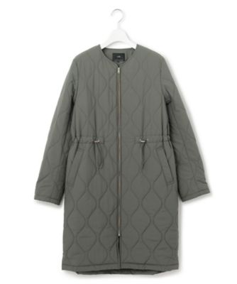23区 撥水加工 中綿 ロング パディング アウター グレー　杏さん着用 23区 撥水加工 中綿 ロング パディング アウター グレー杏さん着用